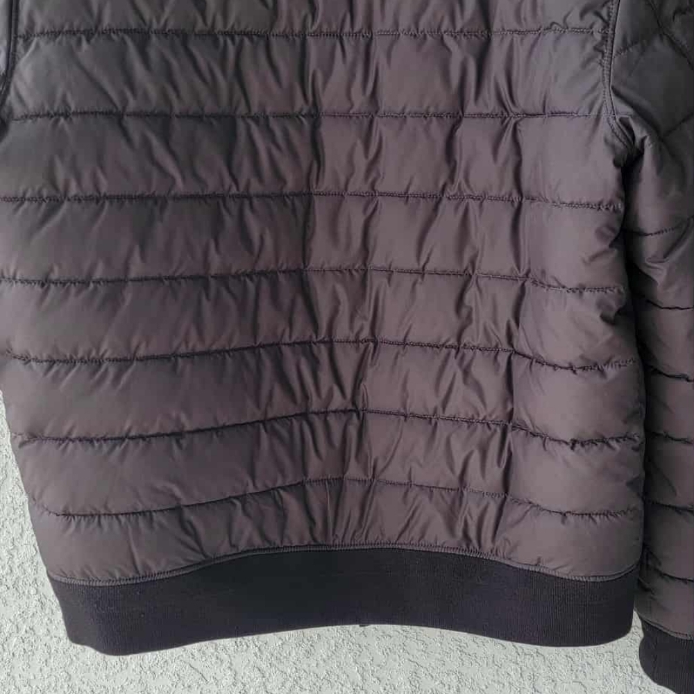 Banana Republic Men’s Puffer Bomber Jacket L Brown Water Resistant Sherpa Collar - Picture 7 of 16